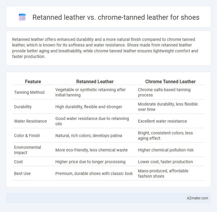 Retanned leather vs. chrome-tanned leather for shoes - What is The Difference?