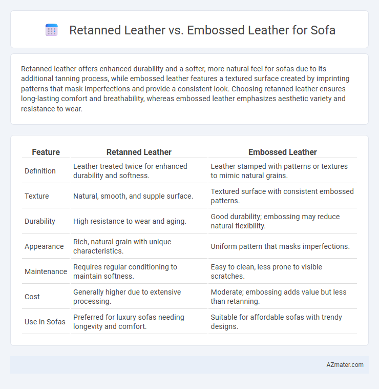 Retanned Leather vs. Embossed Leather for Sofa - What is The Difference?