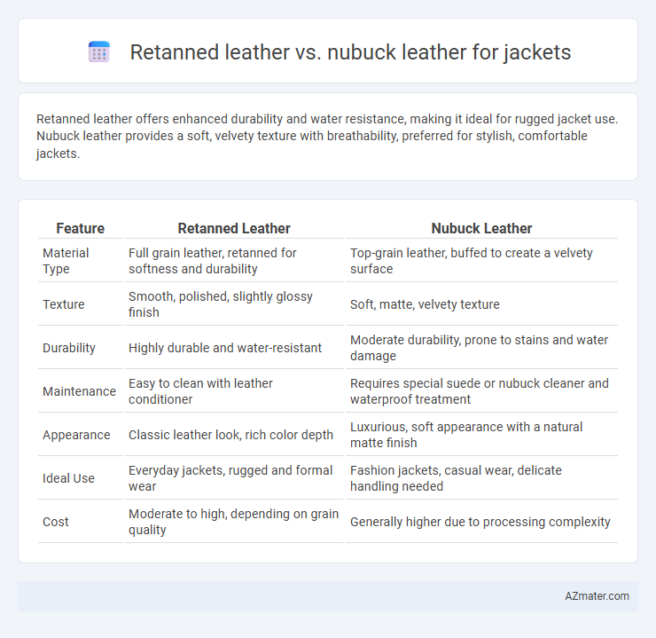 Retanned leather vs. nubuck leather for jackets - What is The Difference?