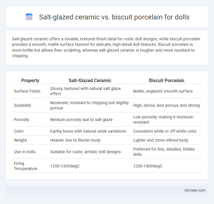 Salt-glazed ceramic vs. biscuit porcelain for dolls - What is The Difference?