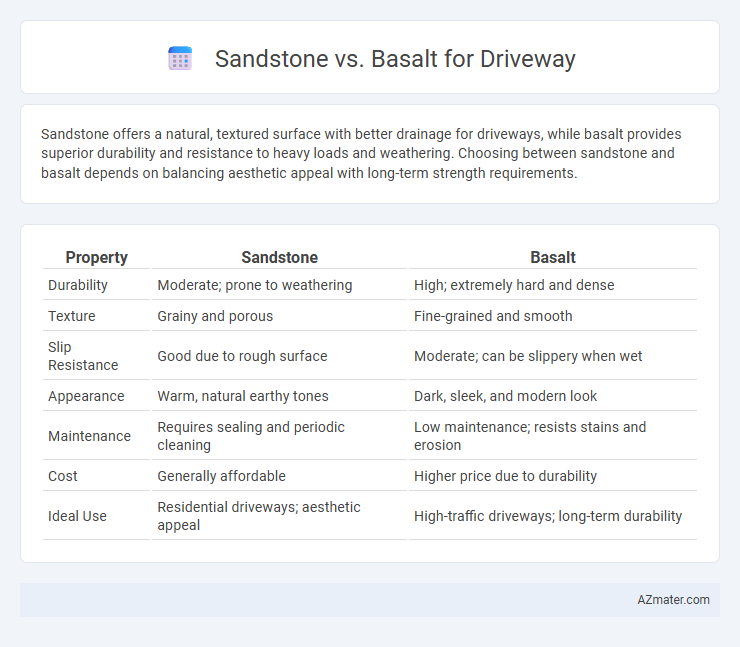 Sandstone vs. Basalt for Driveway - What is The Difference?
