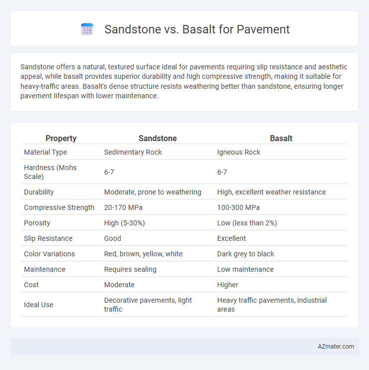 Sandstone vs. Basalt for Pavement - What is The Difference?