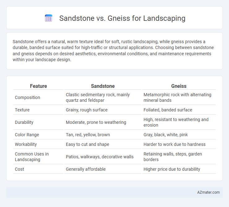 Sandstone vs. Gneiss for Landscaping - What is The Difference?