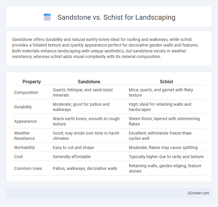 Sandstone vs. Schist for Landscaping - What is The Difference?