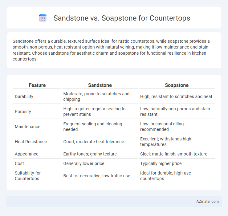 Sandstone vs. Soapstone for Countertops - What is The Difference?