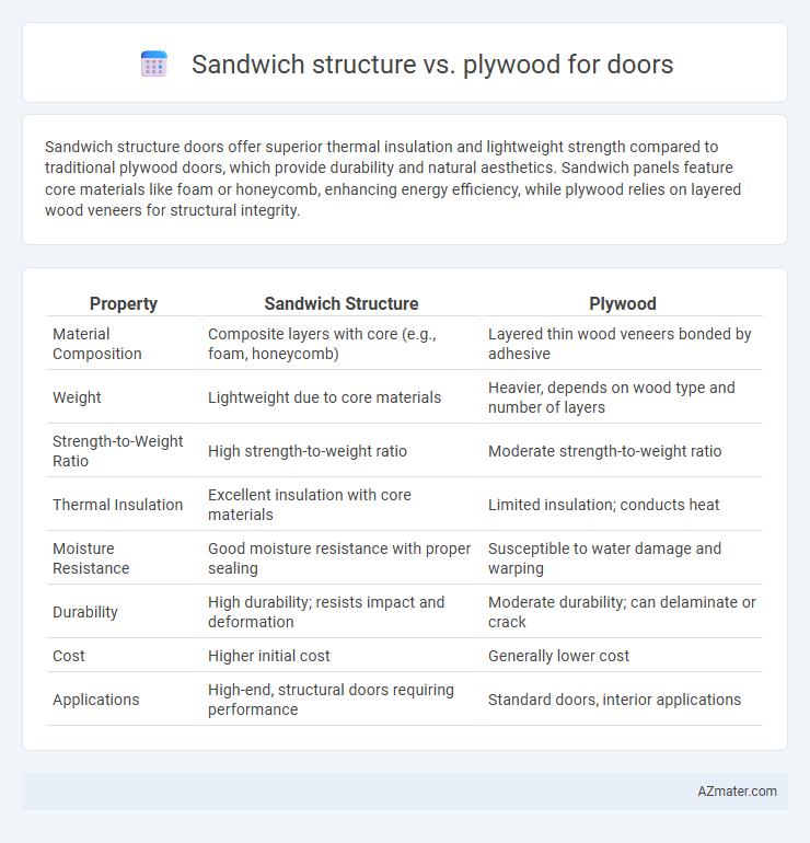 Sandwich structure vs. plywood for doors - What is The Difference?