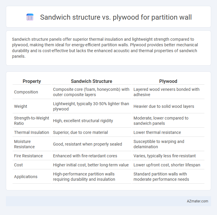 Sandwich structure vs. plywood for partition wall - What is The Difference?