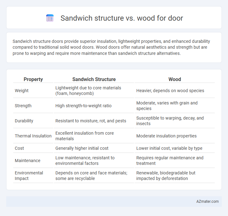 Sandwich structure vs. wood for door - What is The Difference?