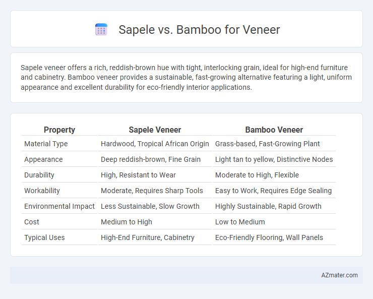 Sapele vs. Bamboo for Veneer - What is The Difference?