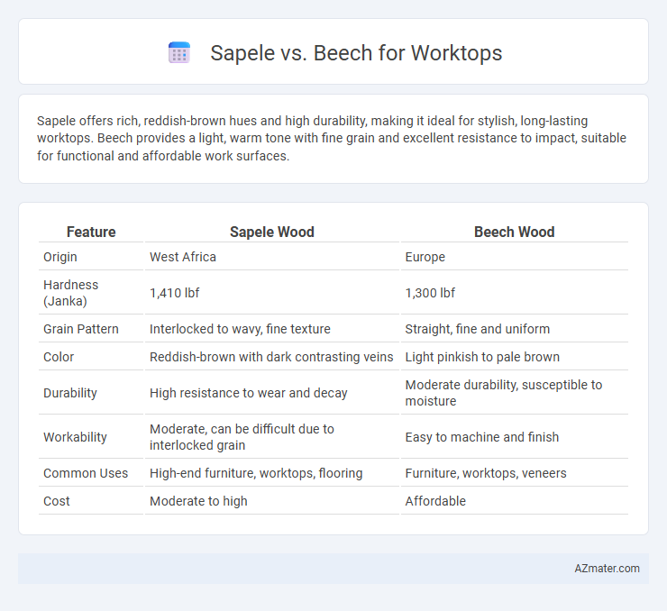 Sapele vs. Beech for Worktops - What is The Difference?