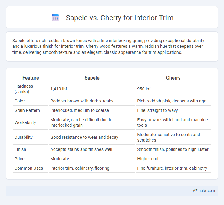 Sapele vs. Cherry for Interior Trim - What is The Difference?