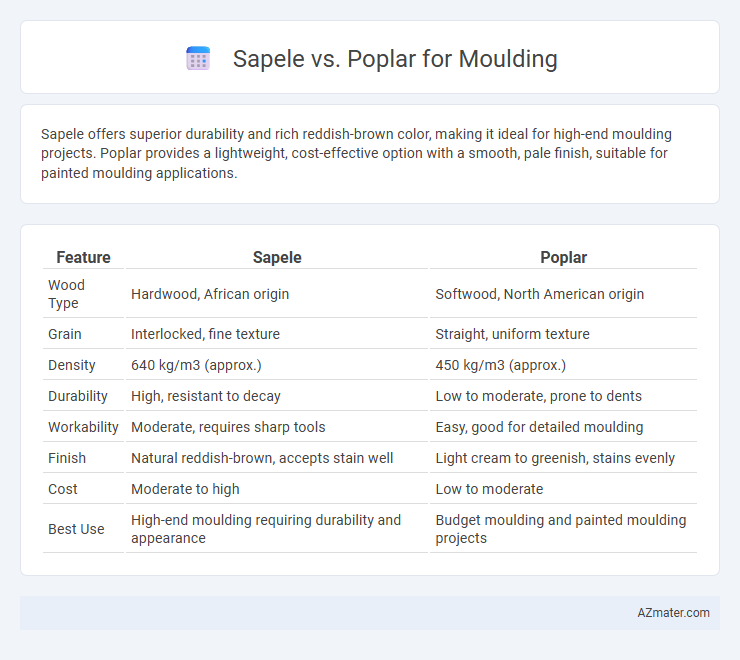 Sapele vs. Poplar for Moulding - What is The Difference?
