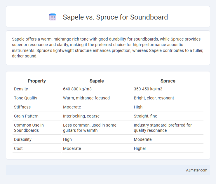 Sapele vs. Spruce for Soundboard - What is The Difference?