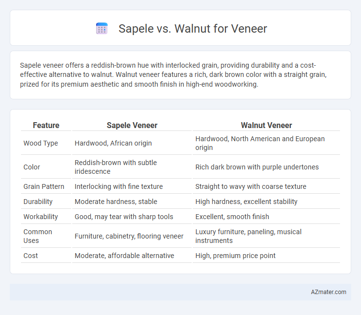 Sapele vs. Walnut for Veneer - What is The Difference?