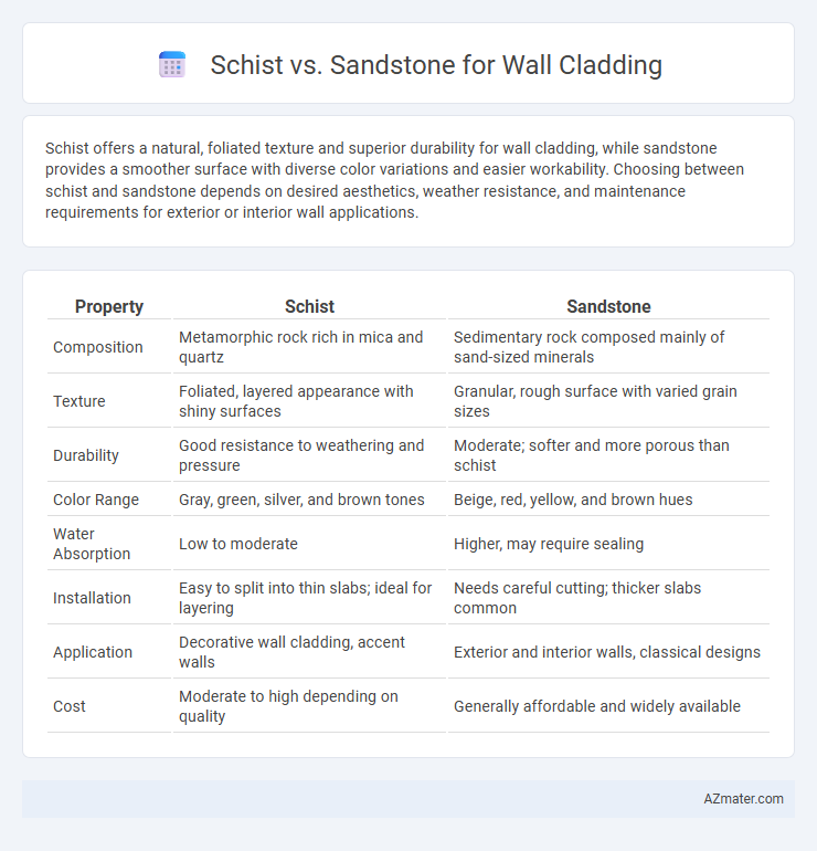 Schist vs. Sandstone for Wall Cladding - What is The Difference?