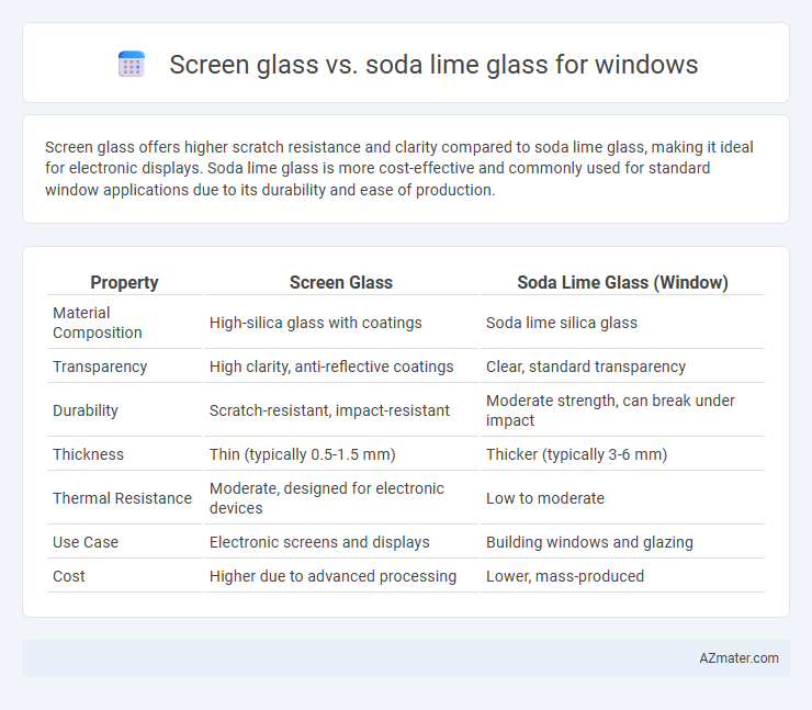 Screen glass vs. soda lime glass for windows - What is The Difference?