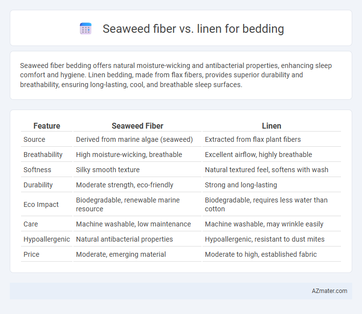 Seaweed fiber vs. linen for bedding - What is The Difference?