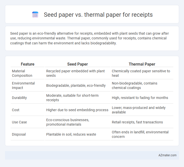 Seed paper vs. thermal paper for receipts - What is The Difference?