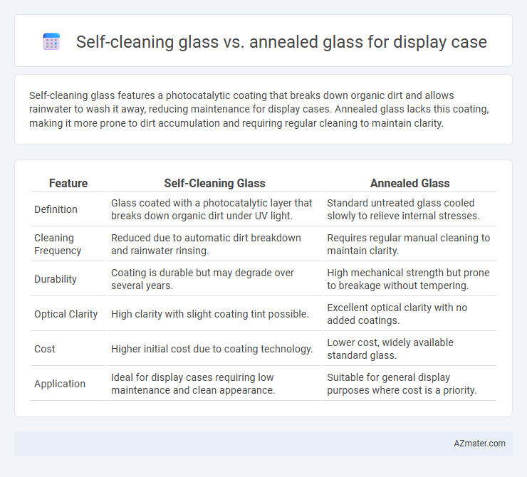 Self-cleaning glass vs. annealed glass for display case - What is The Difference?