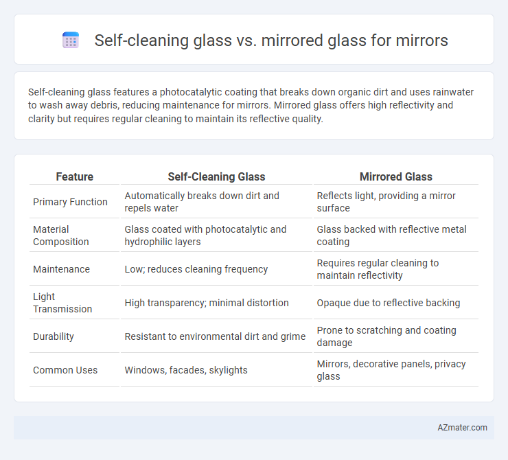 Self-cleaning glass vs. mirrored glass for mirrors - What is The Difference?