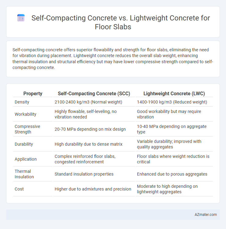 Self-Compacting Concrete vs. Lightweight Concrete for Floor Slabs - What is The Difference?