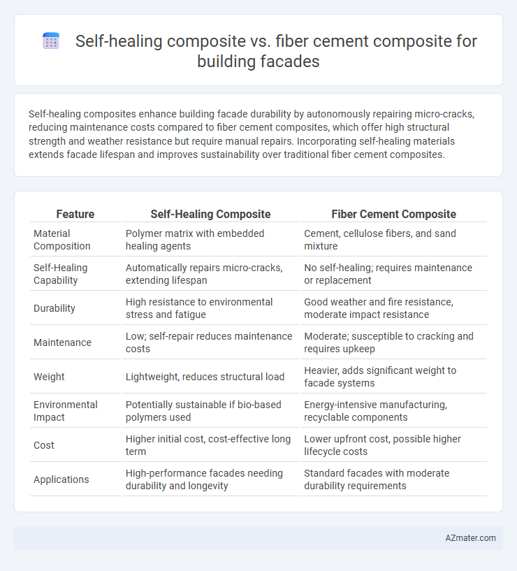 Self-healing composite vs. fiber cement composite for building facades - What is The Difference?