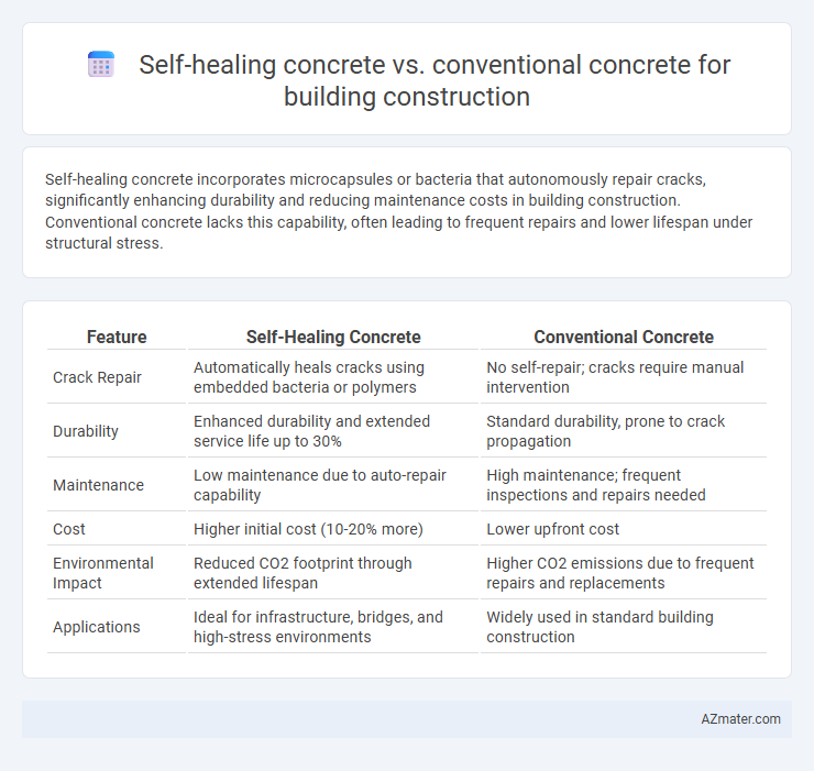 Self-healing concrete vs. conventional concrete for building construction - What is The Difference?