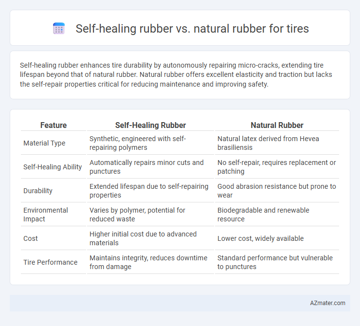 Self-healing rubber vs. natural rubber for tires - What is The Difference?