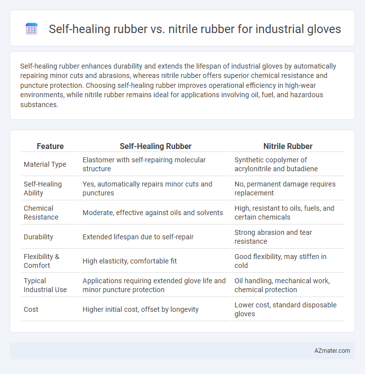 Self-healing rubber vs. nitrile rubber for industrial gloves - What is The Difference?