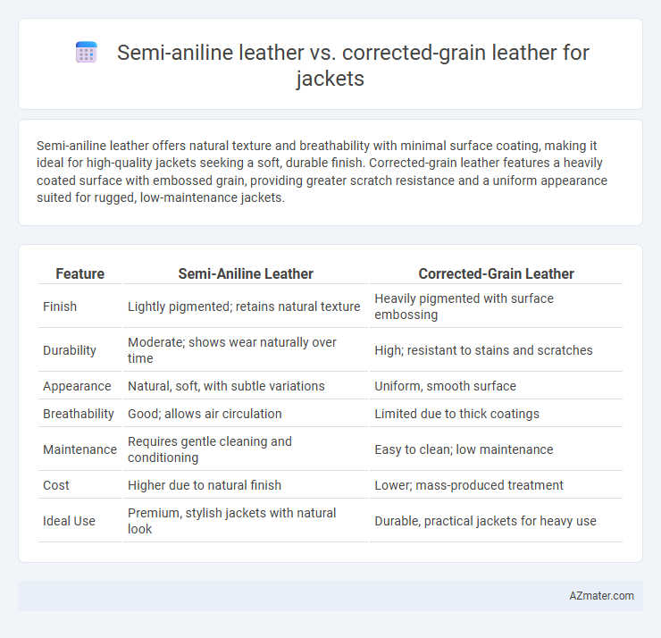 Semi-aniline leather vs. corrected-grain leather for jackets - What is The Difference?