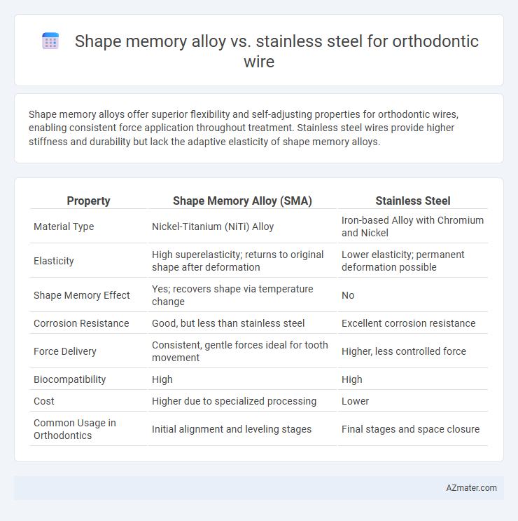 Shape memory alloy vs. stainless steel for orthodontic wire - What is The Difference?
