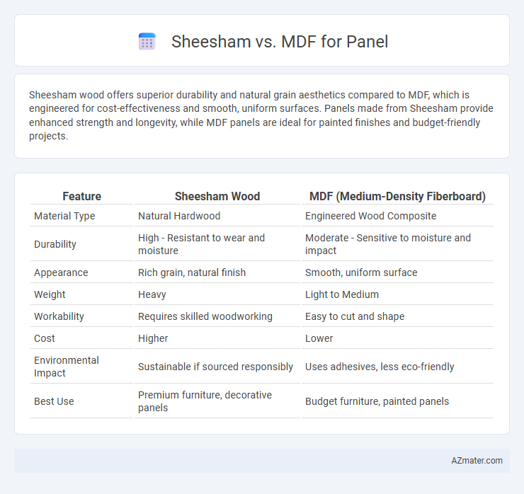 Sheesham vs. MDF for Panel - What is The Difference?