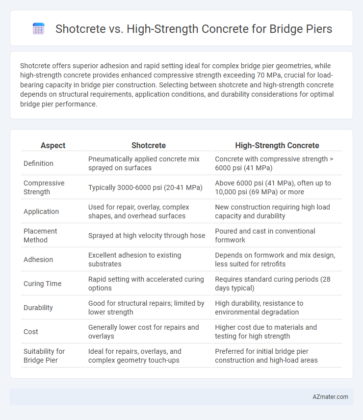 Shotcrete vs. High-Strength Concrete for Bridge Piers - What is The Difference?