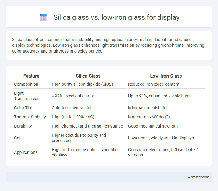 Silica glass vs. low-iron glass for display - What is The Difference?