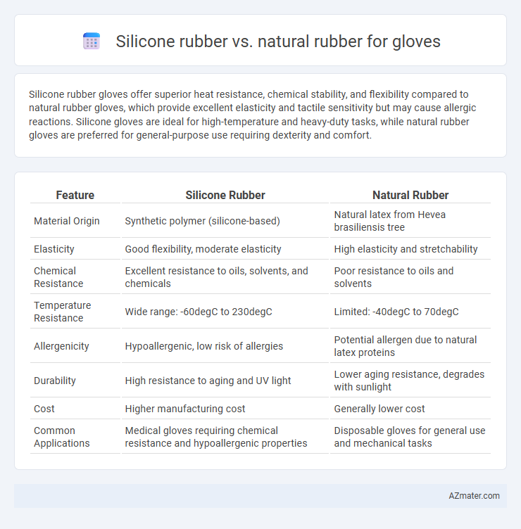 Silicone rubber vs. natural rubber for gloves - What is The Difference?