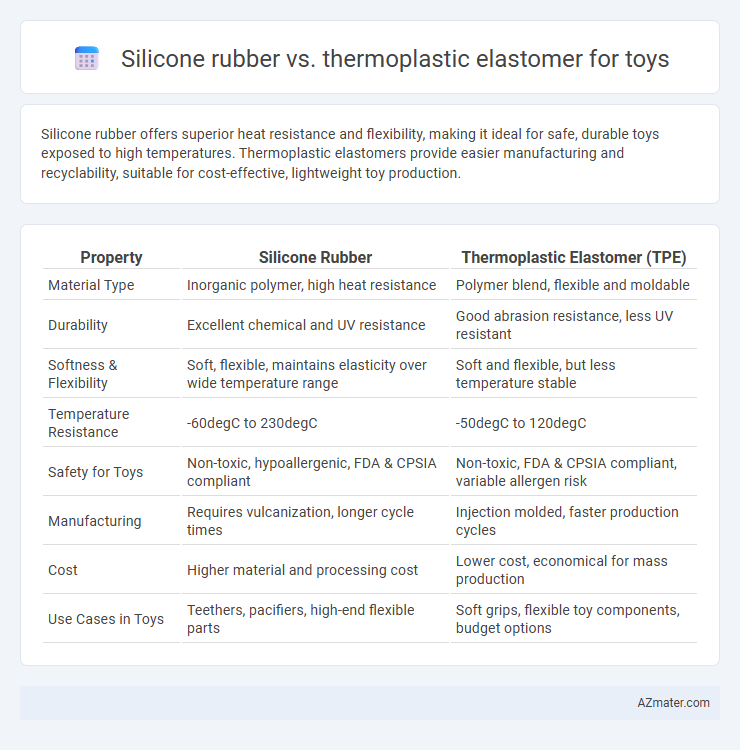 Silicone rubber vs. thermoplastic elastomer for toys - What is The Difference?