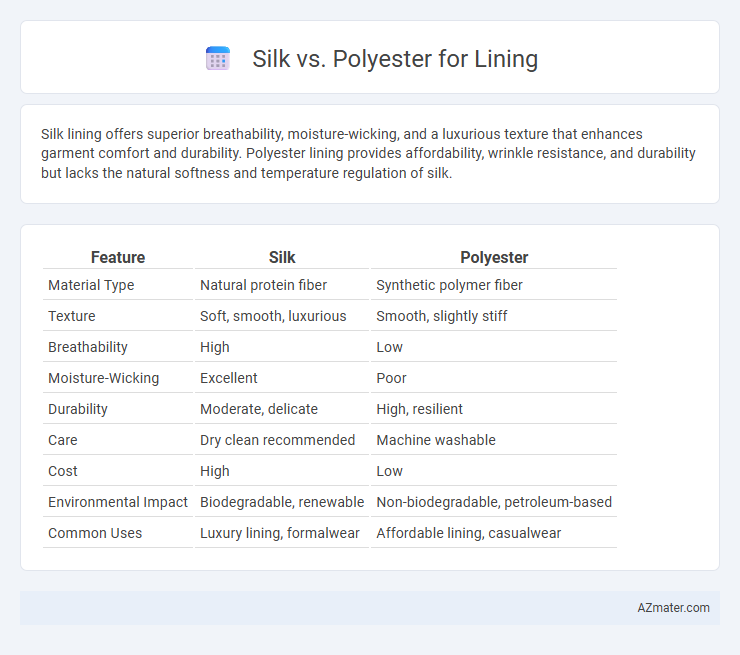 Silk vs. Polyester for Lining - What is The Difference?