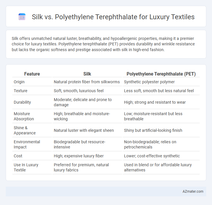 Silk vs. Polyethylene Terephthalate for Luxury Textiles - What is The Difference?
