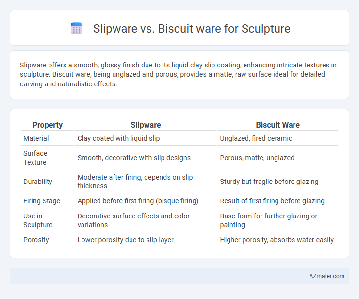Slipware vs. Biscuit ware for Sculpture - What is The Difference?
