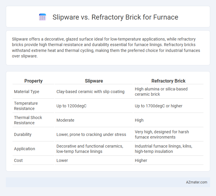 Slipware vs. Refractory Brick for Furnace - What is The Difference?