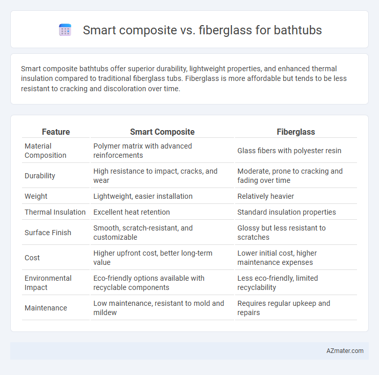 Smart composite vs. fiberglass for bathtubs - What is The Difference?