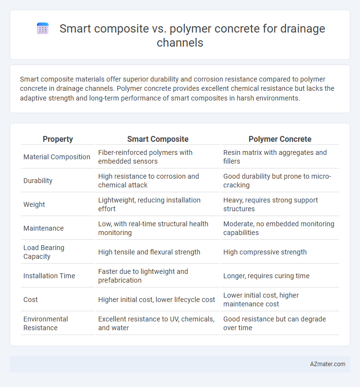 Smart composite vs. polymer concrete for drainage channels - What is The Difference?