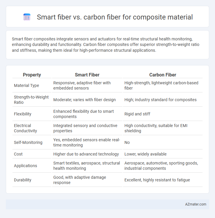 Smart fiber vs. carbon fiber for composite material - What is The Difference?