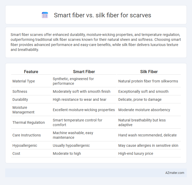 Smart fiber vs. silk fiber for scarves - What is The Difference?