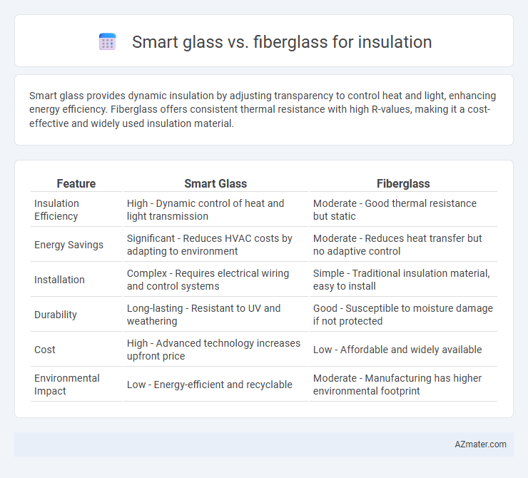 Smart glass vs. fiberglass for insulation - What is The Difference?