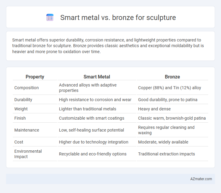 Smart metal vs. bronze for sculpture - What is The Difference?