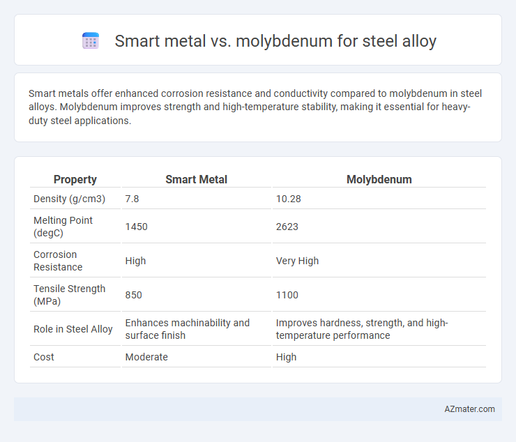 Smart metal vs. molybdenum for steel alloy - What is The Difference?