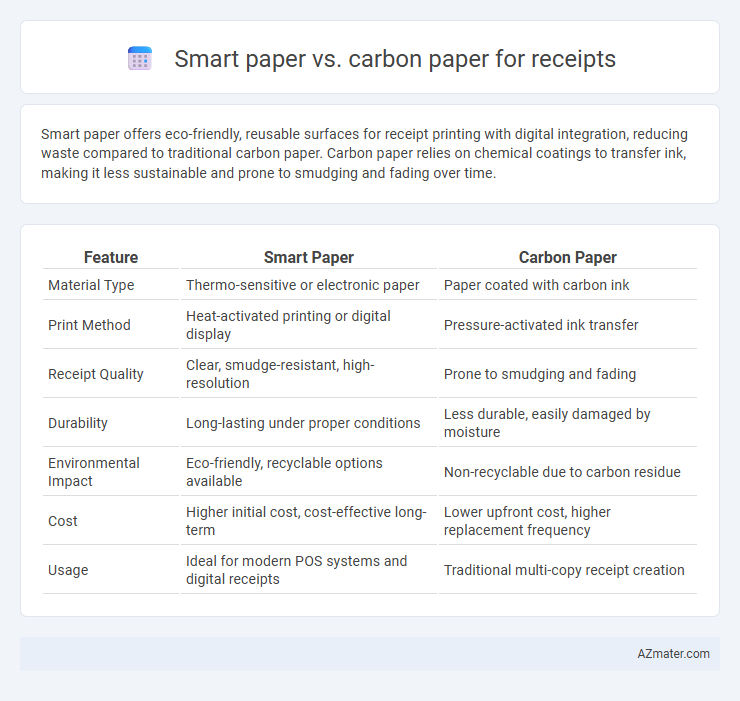 Smart paper vs. carbon paper for receipts - What is The Difference?