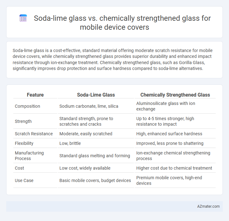 Soda-lime glass vs. chemically strengthened glass for mobile device covers - What is The Difference?