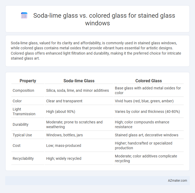 Soda-lime glass vs. colored glass for stained glass windows - What is The Difference?